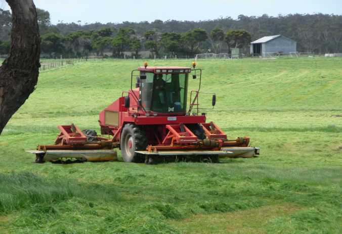 Silage mower