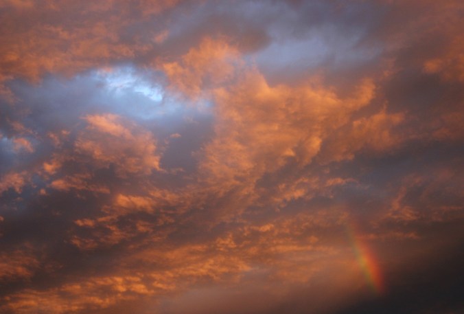 Dusk rainbow
