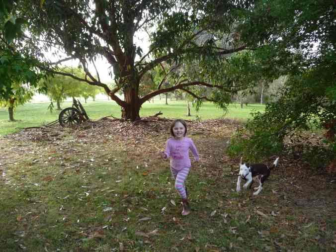 Zoe and Patch on the tear