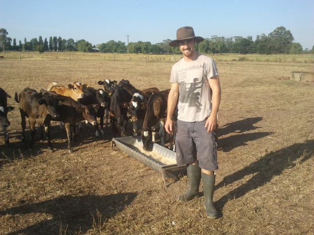 Aspiring dairy farmer, Andrew Dallimore